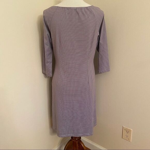 J McLaughlin Catalina Cloth Micro Stripe Dress Med - Picture 3 of 6